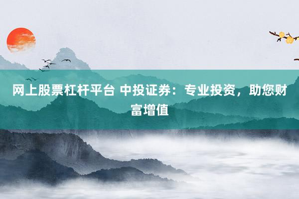 网上股票杠杆平台 中投证券：专业投资，助您财富增值