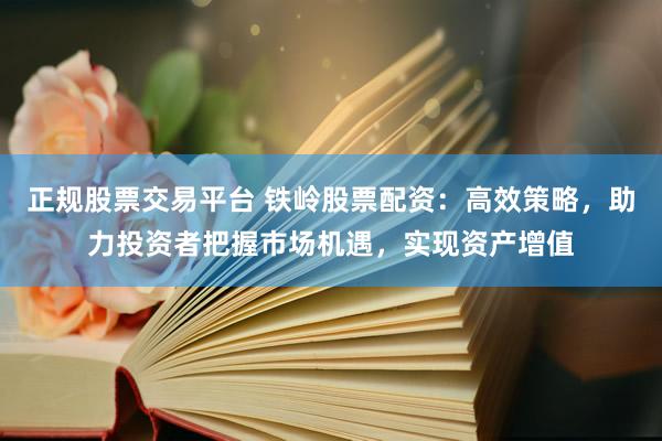 正规股票交易平台 铁岭股票配资：高效策略，助力投资者把握市场机遇，实现资产增值